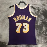Los Angeles Lakers Mitchell & Ness Retro Dennis Rodman #73 Purple Men’s Jersey