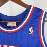 Philadelphia 76ers Mitchell & Ness Retro Blue Julius Erving #6 Heren Jersey