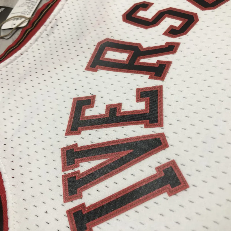Maglietta da uomo Philadelphia 76ers Mitchell & Ness Retro White Allen Iverson #3