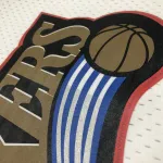 Maglietta da uomo Philadelphia 76ers Mitchell & Ness Retro White Allen Iverson #3