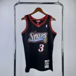 Philadelphia 76ers Mitchell & Ness Retro Black Allen Iverson #3 Men's Jersey Philadelphia 76ers Mitchell & Ness Retro Black Allen Iverson #3 Men’s Jersey