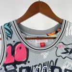 2002/03 San Antonio Spurs Mitchell & Ness Retro Graffiti Tony Parker #9 Jersey | NBA Swingman Jersey