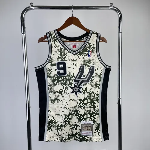 San Antonio Spurs Mitchell & Ness Retro Tony Parker #9 Trikot | NBA Swingman-Trikot