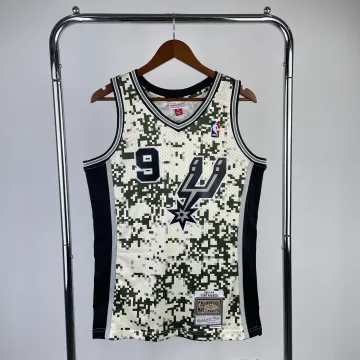 San Antonio Spurs Mitchell & Ness Retro Tony Parker #9 Jersey | NBA Swingman Jersey