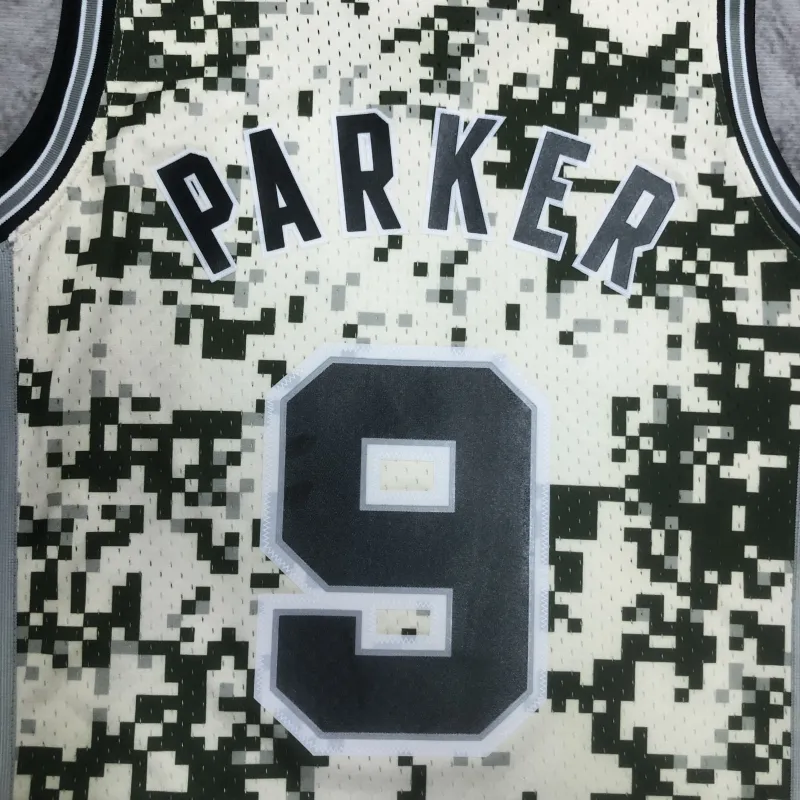 San Antonio Spurs Mitchell & Ness Retro Tony Parker #9 Jersey | NBA Swingman Jersey