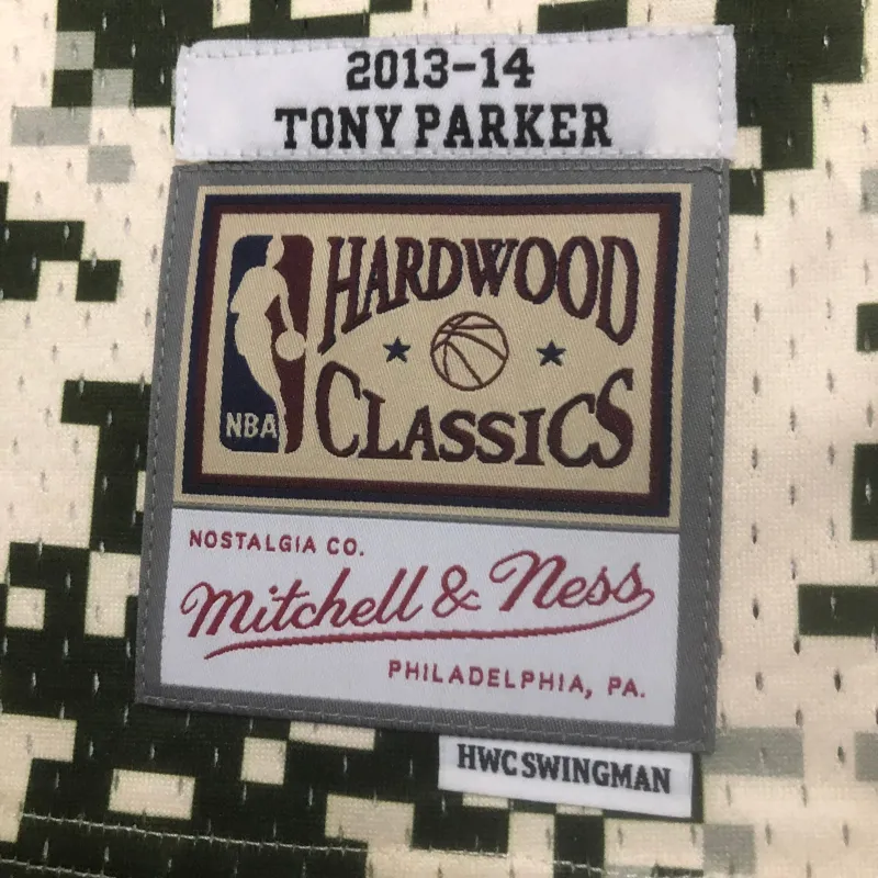 San Antonio Spurs Mitchell & Ness Retro Tony Parker #9 Jersey | NBA Swingman Jersey
