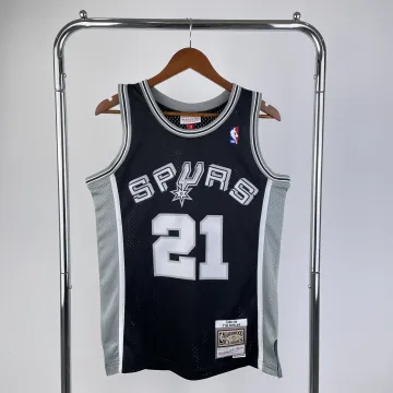 1998/99 San Antonio Spurs Mitchell & Ness Retro Black Tim Duncan #21 Jersey | NBA Swingman Jersey