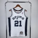 1998/99 San Antonio Spurs Mitchell & Ness Retro White Tim Duncan #21 Jersey | NBA Swingman Jersey 1998/99 San Antonio Spurs Mitchell & Ness Retro White Tim Duncan #21 Jersey | NBA Swingman Jersey