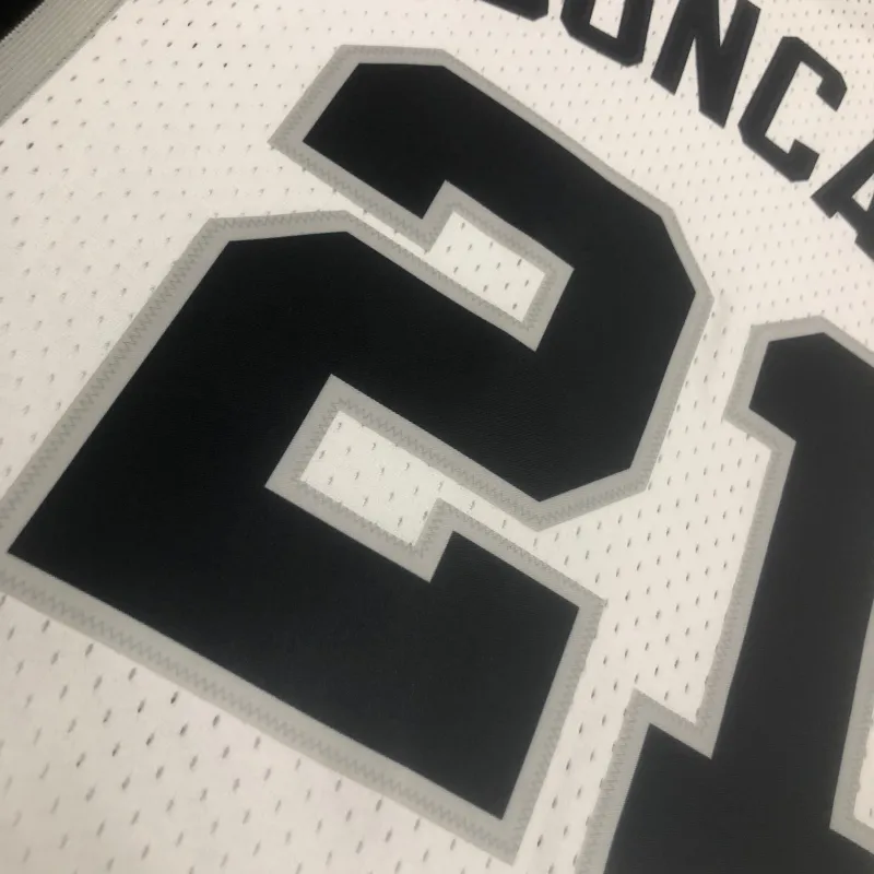 1998/99 San Antonio Spurs Mitchell & Ness Retro White Tim Duncan #21 Jersey | NBA Swingman Jersey