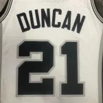 1998/99 San Antonio Spurs Mitchell & Ness Retro White Tim Duncan #21 Jersey | NBA Swingman Jersey