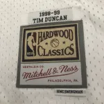 1998/99 San Antonio Spurs Mitchell & Ness Retro White Tim Duncan #21 Jersey | NBA Swingman Jersey