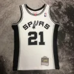 1998/99 San Antonio Spurs Mitchell & Ness Retro White Tim Duncan #21 Jersey | NBA Swingman Jersey