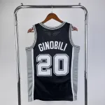 2002/03 San Antonio Spurs Mitchell & Ness Retro Black Manu Ginobili #20 Jersey | NBA Swingman Jersey