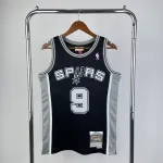 Maglia 2002/03 San Antonio Spurs Mitchell & Ness Retro Black Tony Parker #9 | Maglia NBA Swingman 2002/03 San Antonio Spurs Mitchell & Ness Retro Black Tony Parker #9 Jersey | NBA Swingman Jersey