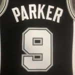 2002/03 San Antonio Spurs Mitchell & Ness Retro Black Tony Parker #9 Jersey | NBA Swingman Jersey