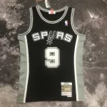 2002/03 San Antonio Spurs Mitchell & Ness Retro Black Tony Parker #9 Jersey | NBA Swingman Jersey