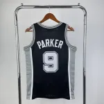 2002/03 San Antonio Spurs Mitchell & Ness Retro Black Tony Parker #9 Jersey | NBA Swingman Jersey