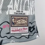 1998/99 San Antonio Spurs Mitchell & Ness Retro Graffiti Tim Duncan #21 Jersey | NBA Swingman Jersey
