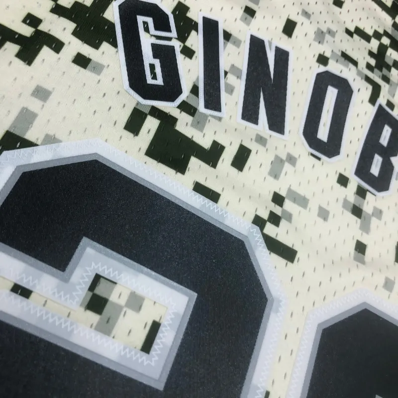 San Antonio Spurs Mitchell & Ness Retro Manu Ginobili #20 Jersey | NBA Swingman Jersey