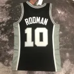 San Antonio Spurs Mitchell & Ness Retro Black Jeremy Sochan #10 Jersey | NBA Swingman Jersey