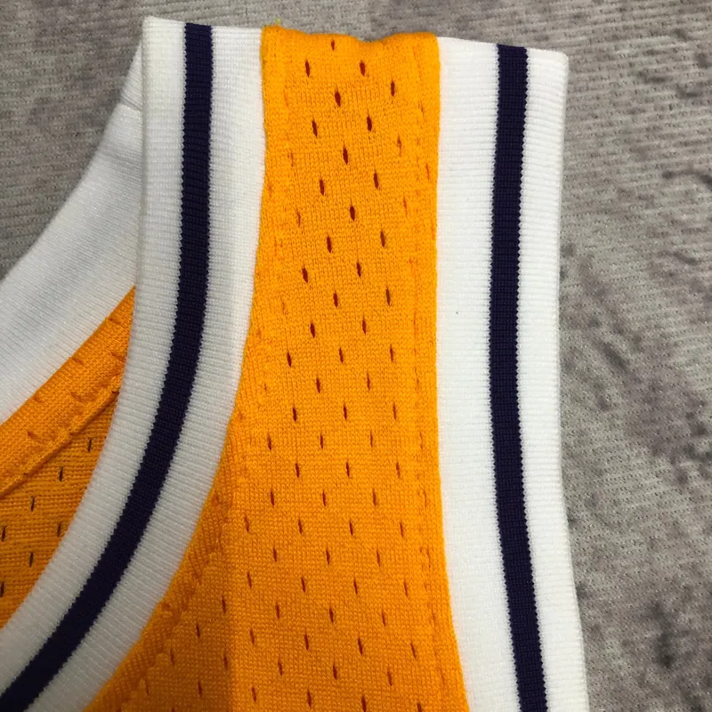 Los Angeles Lakers Mitchell & Ness Retro Dennis Rodman #73 Yellow Men’s Jersey