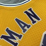 Los Angeles Lakers Mitchell & Ness Retro Dennis Rodman #73 Yellow Men’s Jersey