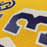 Los Angeles Lakers Mitchell & Ness Retro Dennis Rodman #73 Yellow Men’s Jersey