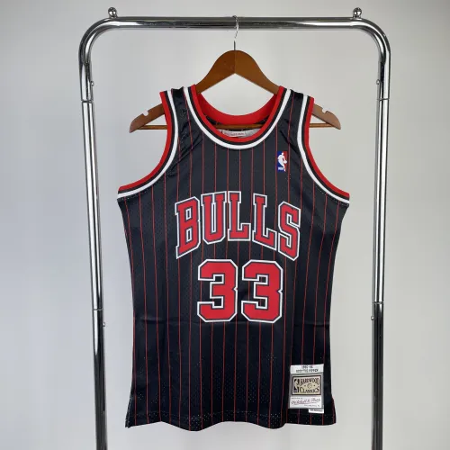 Camiseta Chicago Bulls Mitchell & Ness Retro Scottie Pippen #33 Hombre