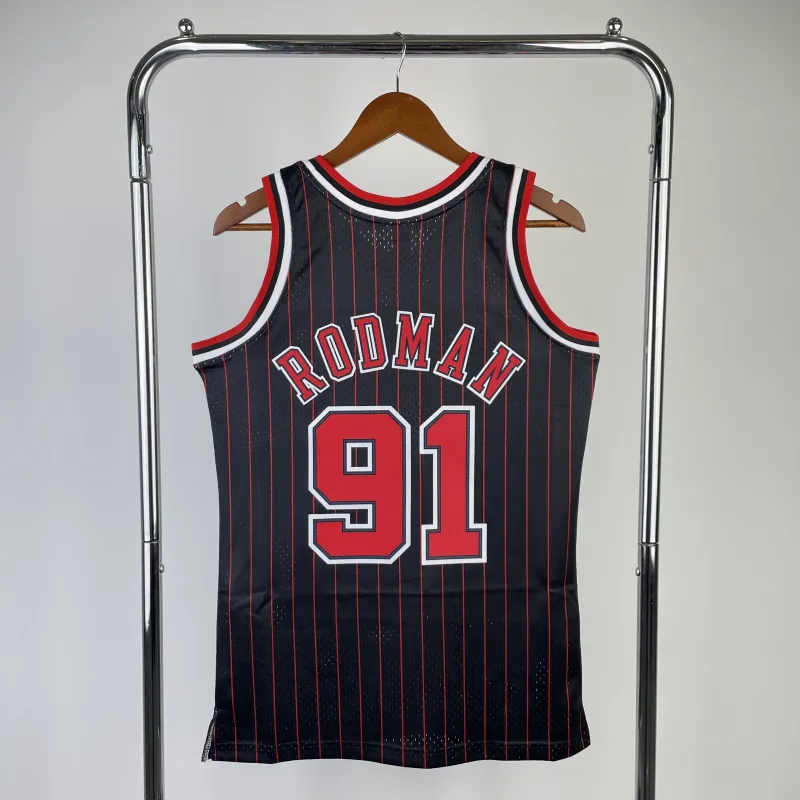 Chicago Bulls Mitchell & Ness Retro Dennis Rodman #91 Men’s Jersey