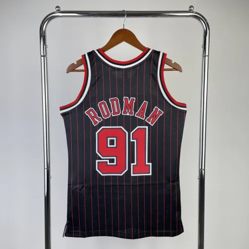 Chicago Bulls Mitchell & Ness Retro Dennis Rodman #91 Men’s Jersey