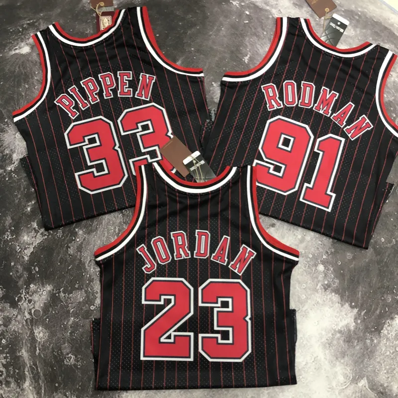 Chicago Bulls Mitchell & Ness Retro Dennis Rodman #91 Men’s Jersey
