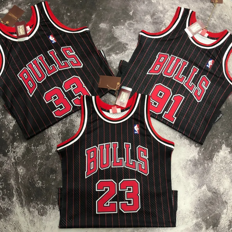 Chicago Bulls Mitchell & Ness Retro Dennis Rodman #91 Men’s Jersey