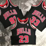 Chicago Bulls Mitchell & Ness Retro Michael Jordan #23 Men's Jersey