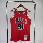 Chicago Bulls Mitchell & Ness Retro Dennis Rodman #91 Heren Jersey Chicago Bulls Mitchell & Ness Retro Dennis Rodman #91 Men’s Jersey