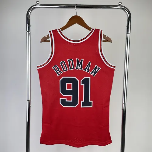 Chicago Bulls Mitchell & Ness Retro Dennis Rodman #91 Men’s Jersey