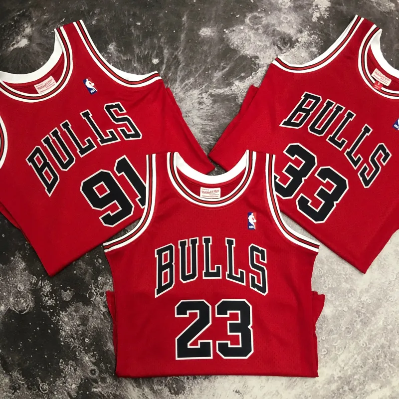 Chicago Bulls Mitchell & Ness Retro Dennis Rodman #91 Men’s Jersey