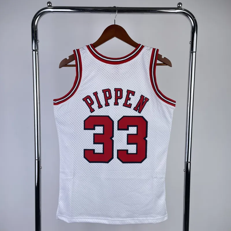 Maglia da uomo Chicago Bulls Mitchell & Ness Retro Scottie Pippen #33