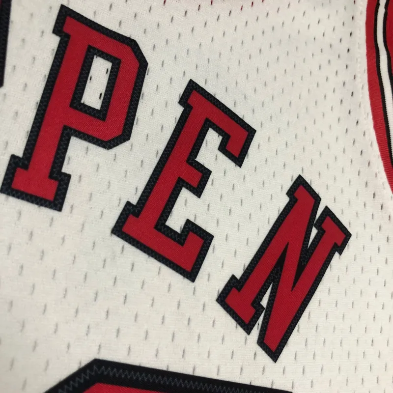 Maglia da uomo Chicago Bulls Mitchell & Ness Retro Scottie Pippen #33