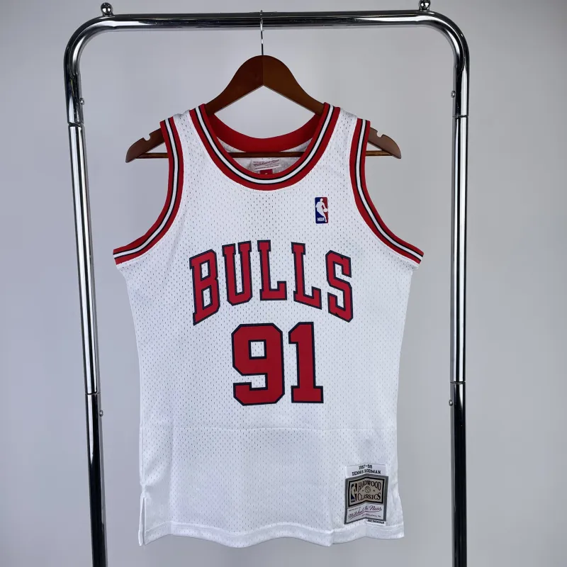 Chicago Bulls Mitchell & Ness Retro Dennis Rodman #91 Men’s Jersey