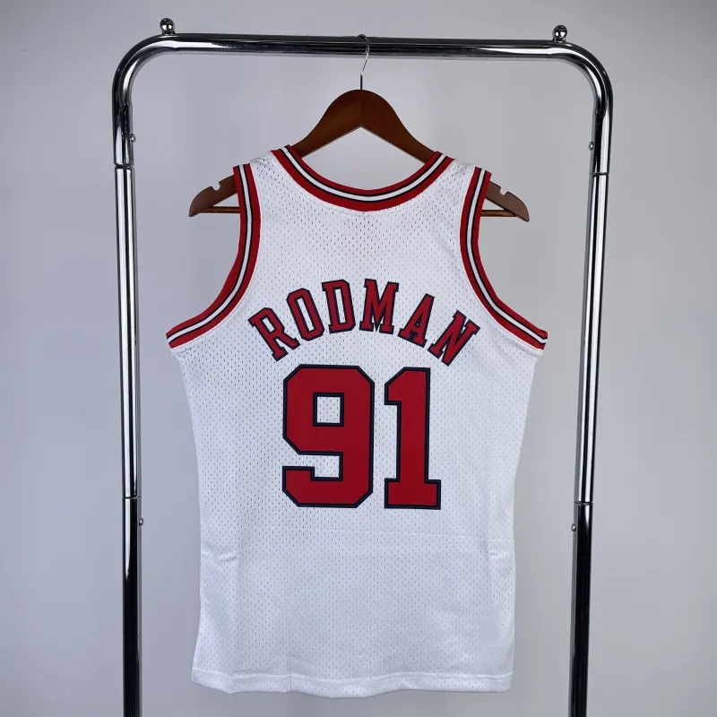 Chicago Bulls Mitchell & Ness Retro Dennis Rodman #91 Men’s Jersey
