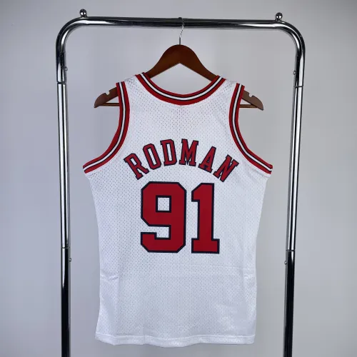 Chicago Bulls Mitchell & Ness Retro Dennis Rodman #91 Men’s Jersey
