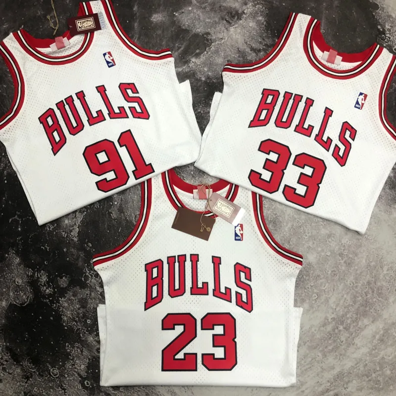 Chicago Bulls Mitchell & Ness Retro Dennis Rodman #91 Men’s Jersey