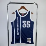 Maillot homme Oklahoma City Thunder Mitchell & Ness Classic bleu Kevin Durant #35, saison 2015-2016 2015-16 Oklahoma City Thunder Mitchell & Ness Classic Blue Kevin Durant #35 Men’s Jersey