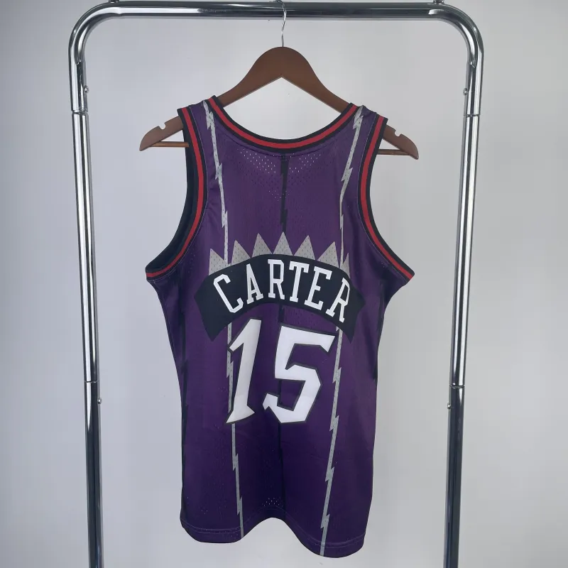 Toronto Raptors Mitchell & Ness Classic Purple Vince Carter #15 Jersey | NBA Swingman Jersey