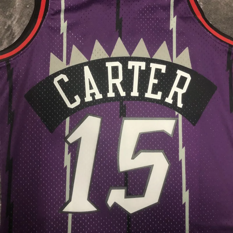 Toronto Raptors Mitchell & Ness Classic Purple Vince Carter #15 Jersey | NBA Swingman Jersey