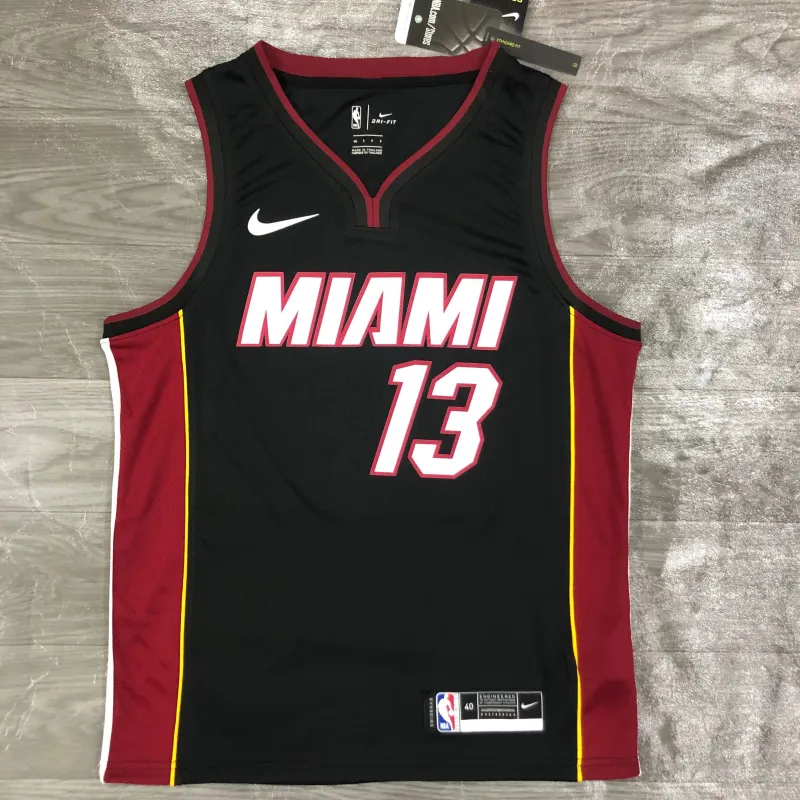 Miami Heat V-hals Bam Adebayo #13 Heren Jersey