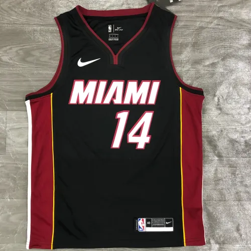 Maglia Miami Heat con scollo a V Tyler Herro #14 Uomo