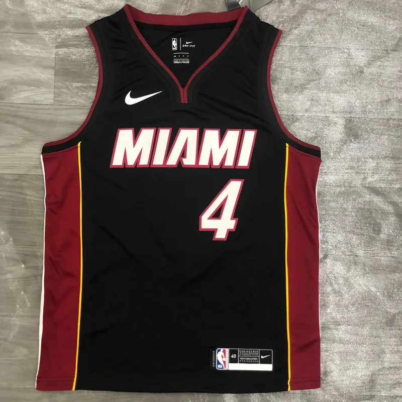 Miami Heat V-Neck Victor Oladipo #4 Men’s Jersey