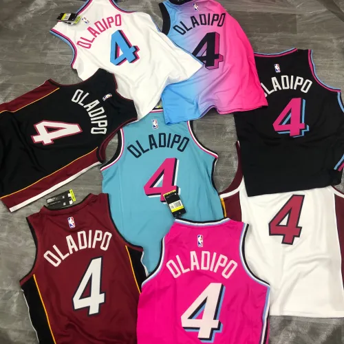 Miami Heat V-Neck Victor Oladipo #4 Men’s Jersey
