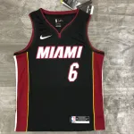 Maglia da uomo Miami Heat con scollo a V di LeBron James (modello #6) Miami Heat V-Neck LeBron James #6 Men’s Jersey